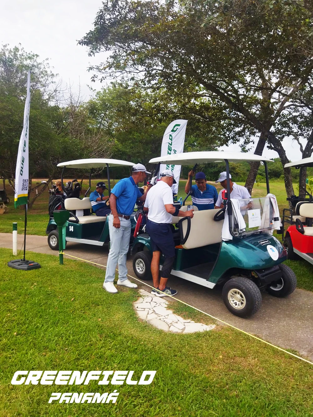 Salida desde el tee durante la Copa Greenfield 2023